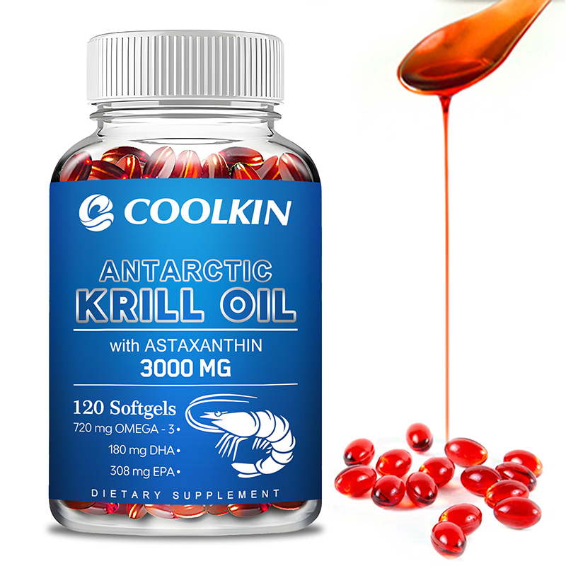 Omega 3 Fish Oil - 남극 크릴 오일, 오메가-3 EPA, DHA,