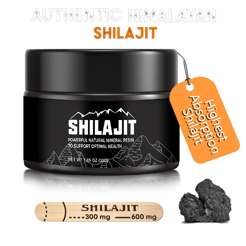 Shilajit Resin Pure - 정품 히말라야 시라짓 레진 - 유기농
