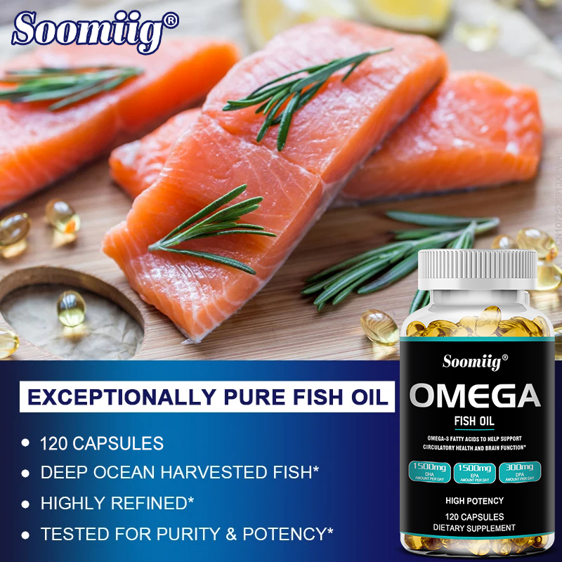 Omega 3 Fish Oil - 오메가 3 피쉬 오일 캡슐 3300mg