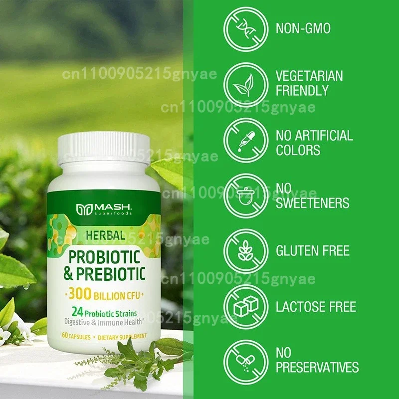Digestive Enzyme Blend - 여성용 프로바이오틱스 1000억 CFU – 프리바이오틱스,