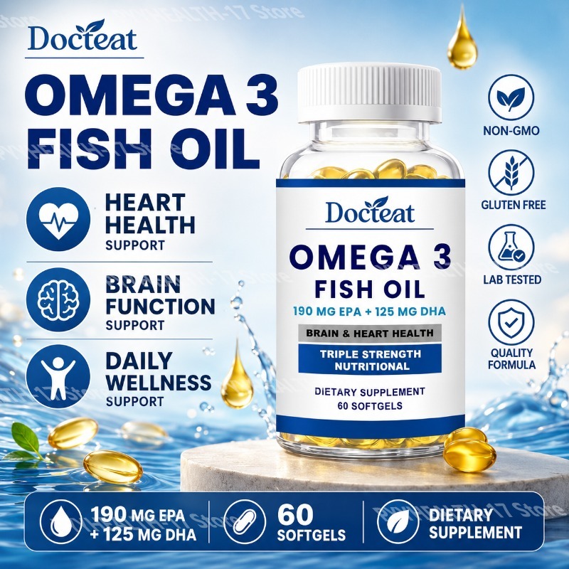 Omega 3 Fish Oil - 닥터티트 오메가3 피쉬 오일 소프트젤 트리플