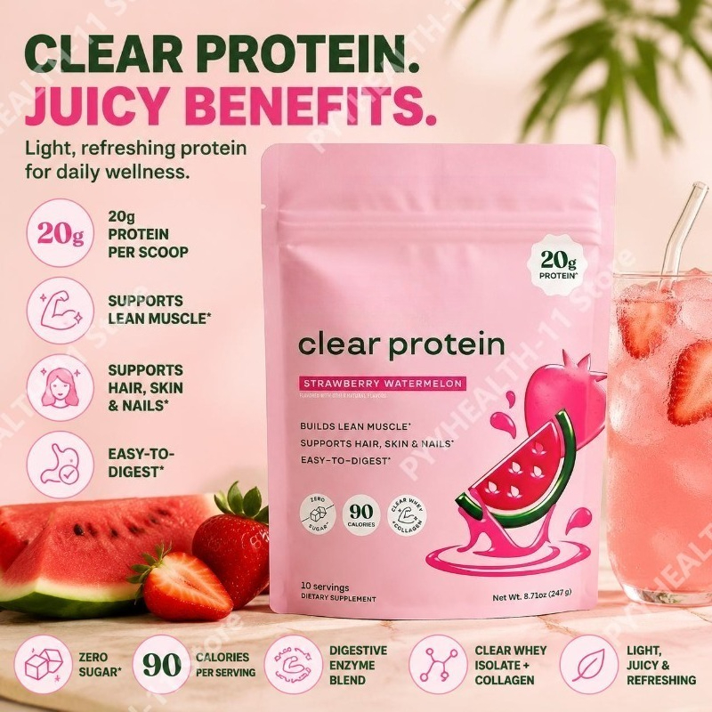 Digestive Enzyme Blend - 20g 단백질 함유 클리어 프로틴 파우더,