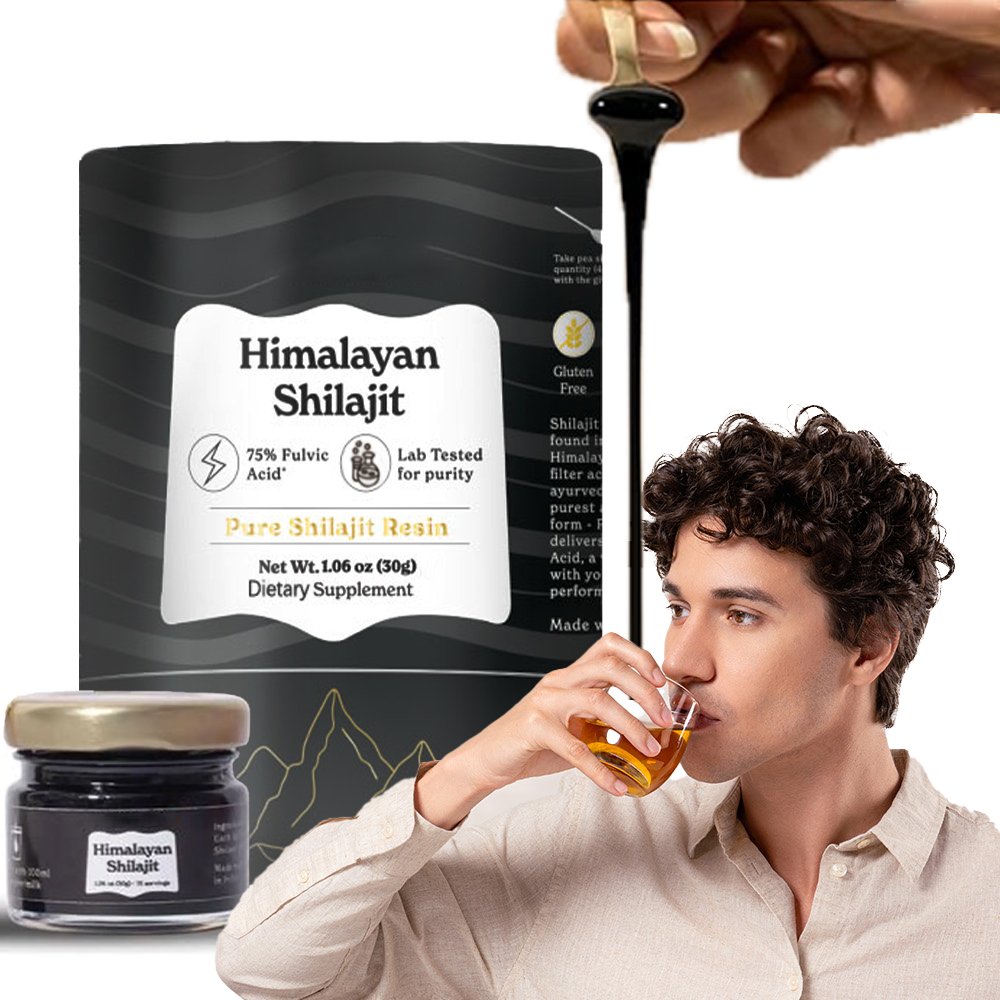 Shilajit Resin Pure - 순수 히말라야 시라짓, 부드러운 레진, 유기농