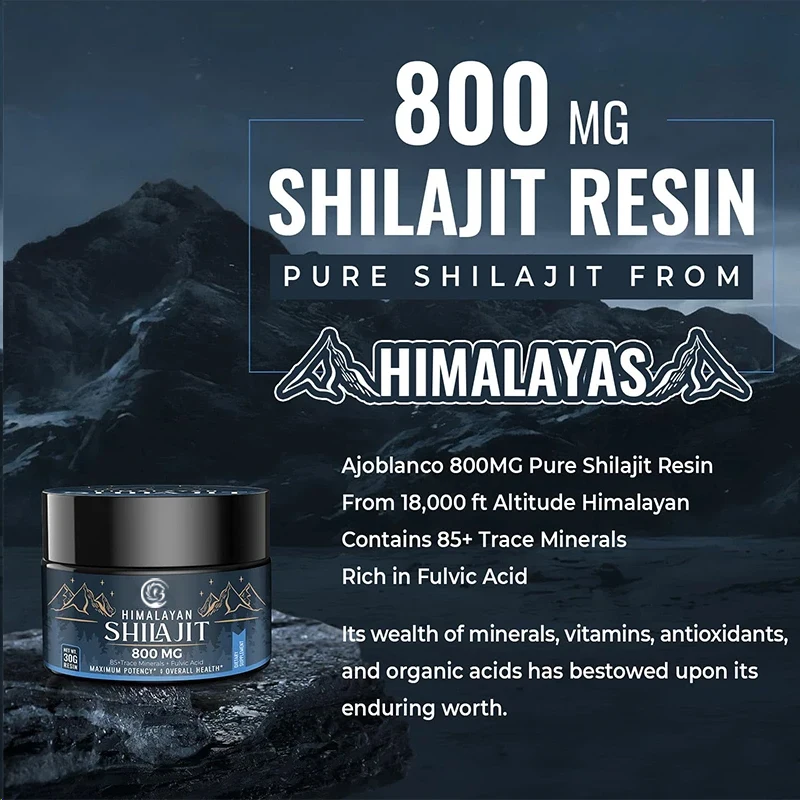 Shilajit Resin Pure - 순수 히말라야 유기농 실라짓 레진 -