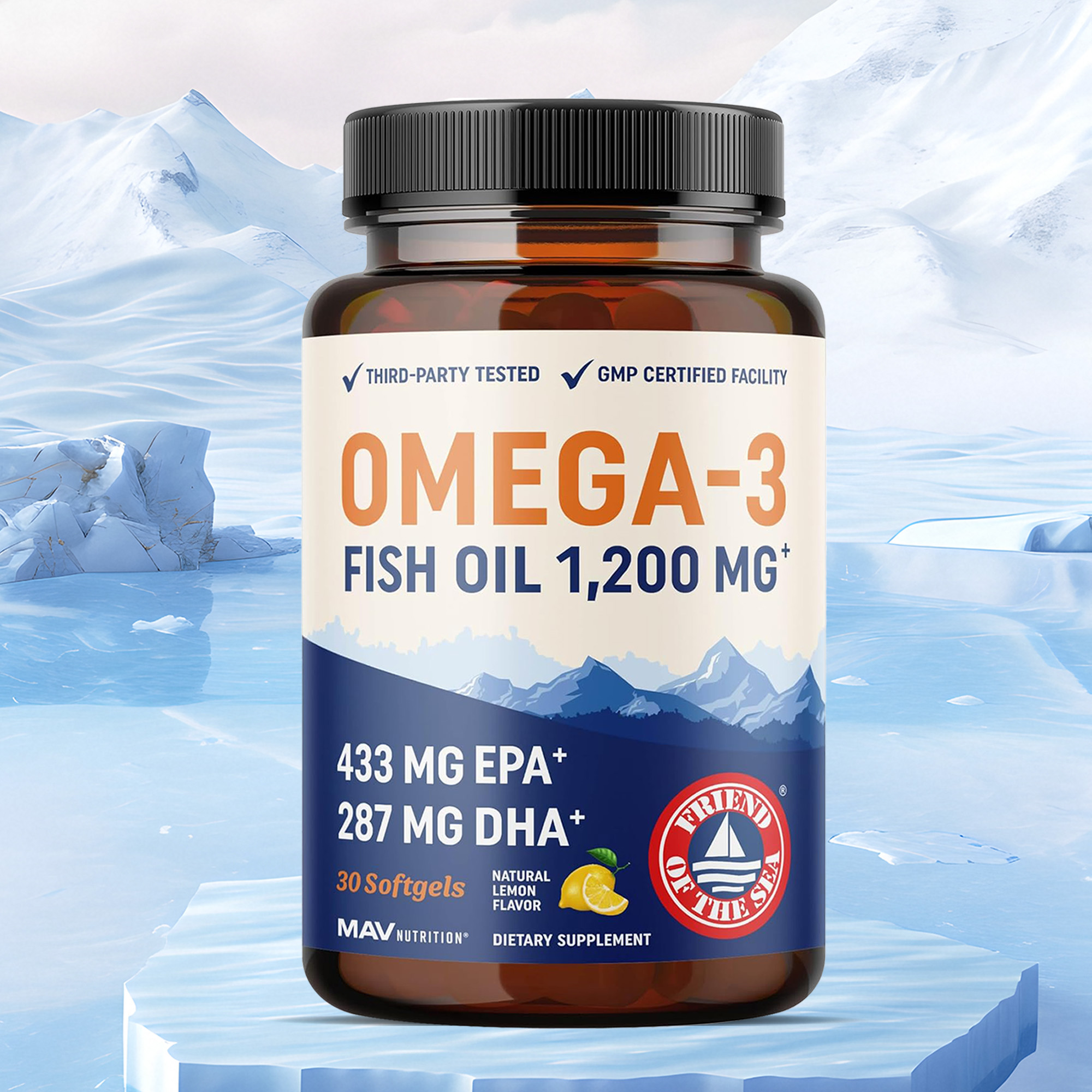Omega 3 Fish Oil - 오메가 3 피쉬 오일 - 뇌와