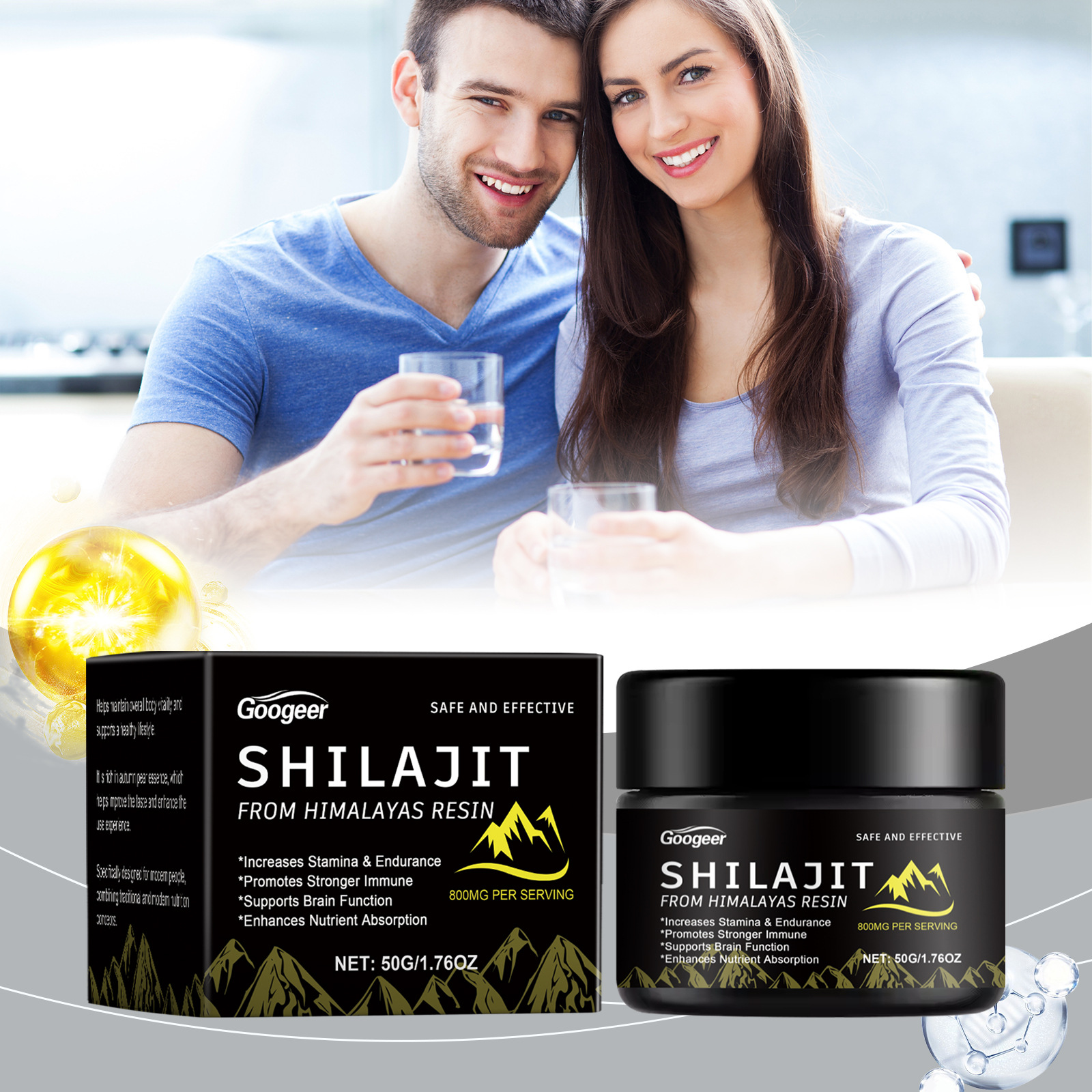 Shilajit Resin Pure - 50g 실라짓 레진 - 전반적인 건강