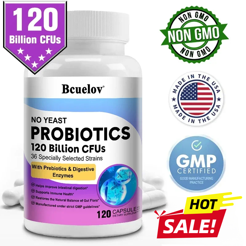 Digestive Enzyme Blend - 프로바이오틱스 1200억 CFU 36개 균주에는 소화