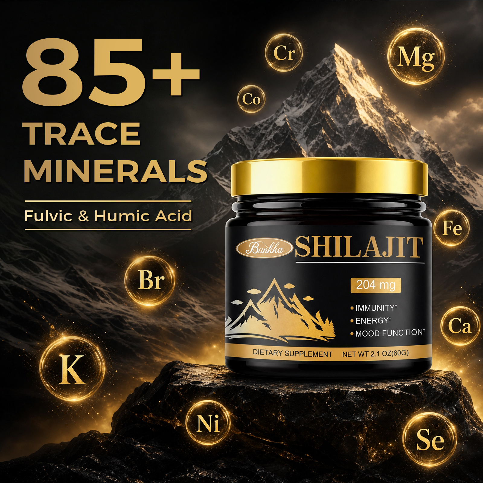 100% 순수 천연 오리지널 시라짓 레진 히말라야 호르 - Shilajit Resin Pure 리뷰 및 가격