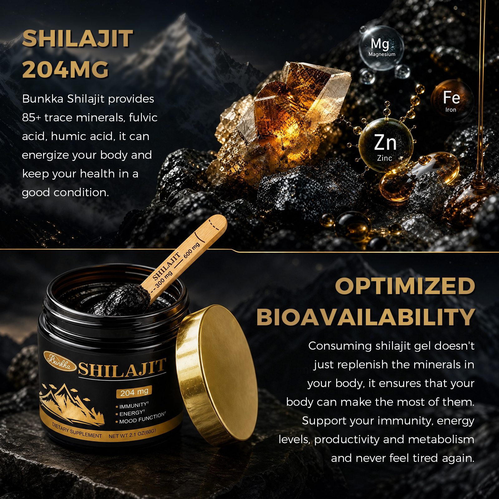 100% 순수 천연 오리지널 시라짓 레진 히말라야 호르 - Shilajit Resin Pure 리뷰 및 가격