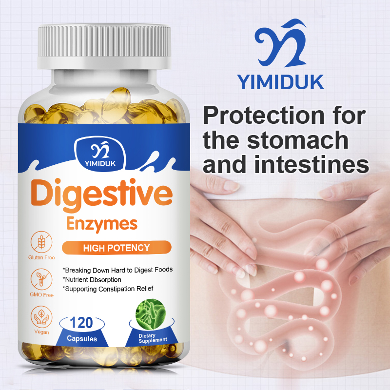 유기농 소화 효소 캡슐, 프로바이오틱스 혼합, 변비 완 - Digestive Enzyme Blend 리뷰 및 가격