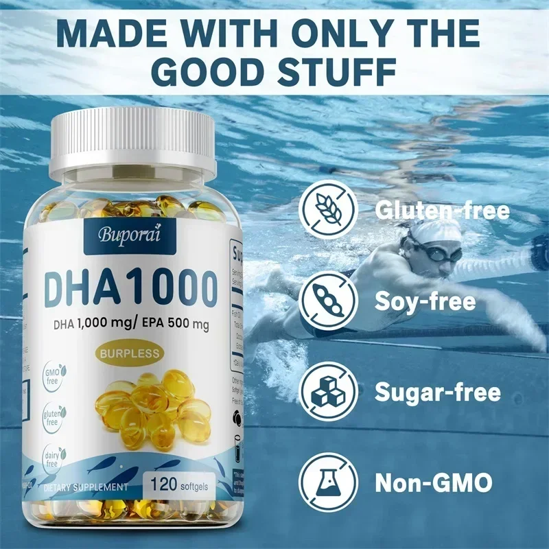 오메가 3 피쉬 오일 DHA 보충제 - 뇌, 관절 및  - Omega 3 Fish Oil 리뷰 및 가격