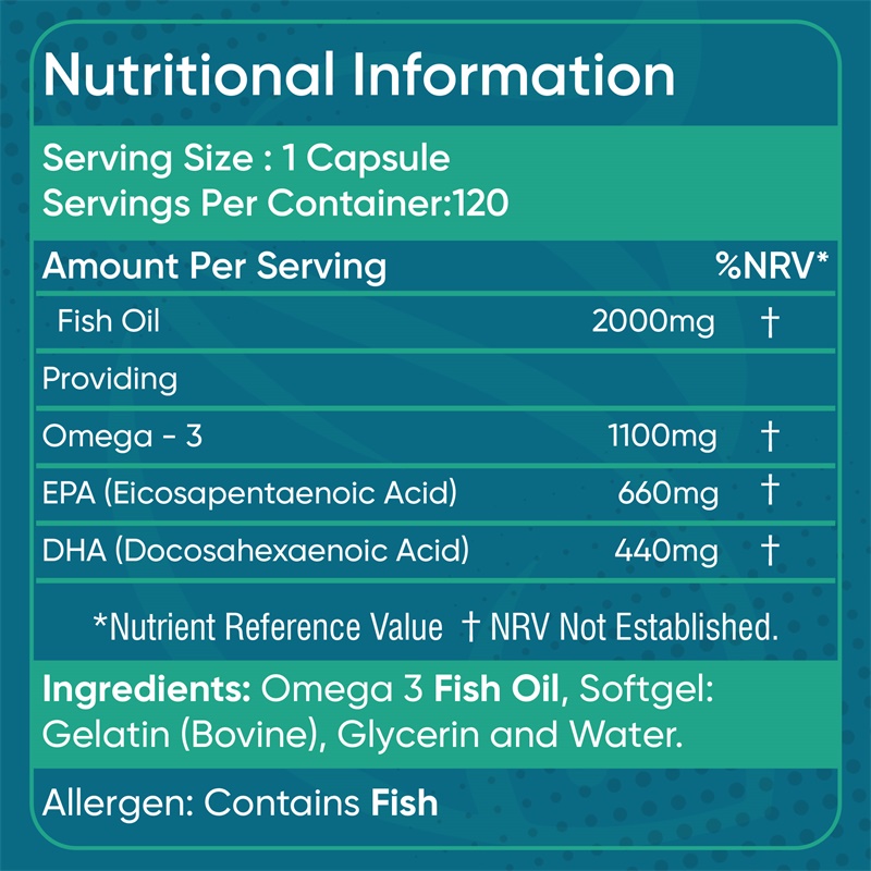 오메가 3 피쉬 오일 2000mg - EPA와 DHA  - Omega 3 Fish Oil 리뷰 및 가격