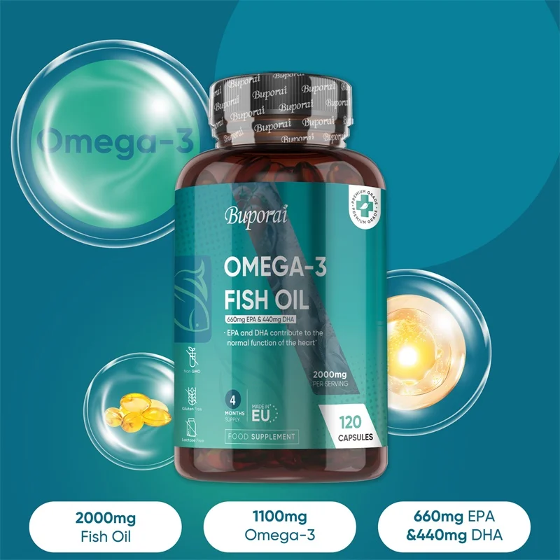 오메가 3 피쉬 오일 2000mg - EPA와 DHA  - Omega 3 Fish Oil 리뷰 및 가격