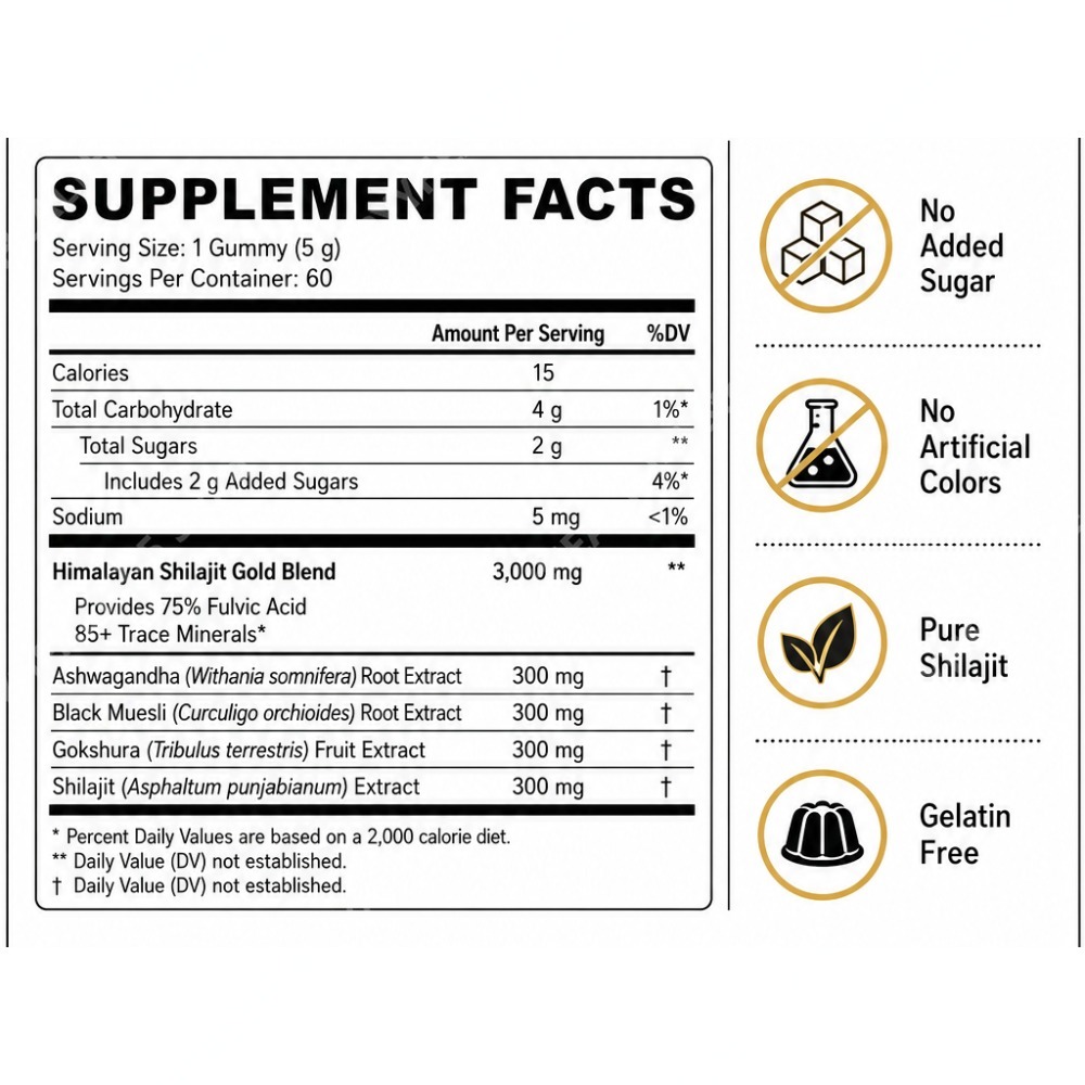 순수 히말라야 시라짓 구미 3000mg 시라짓 레진 보 - Shilajit Resin Pure 리뷰 및 가격
