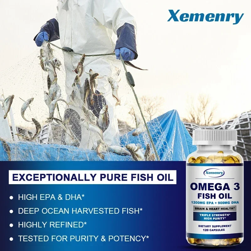 오메가 3 피쉬 오일 - 신경계, 피부 및 모발 건강을 - Omega 3 Fish Oil 리뷰 및 가격
