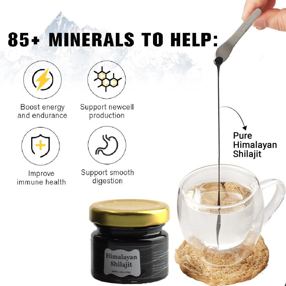 순수 히말라야 시라짓 레진 고농축 골드 등급, 에너지  - Shilajit Resin Pure 리뷰 및 가격