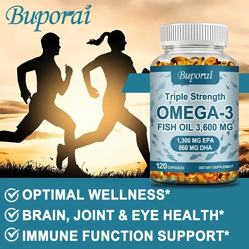 오메가 3 피쉬 오일 - 눈, 뇌 및 관절 건강 지원, - Omega 3 Fish Oil 리뷰 및 가격