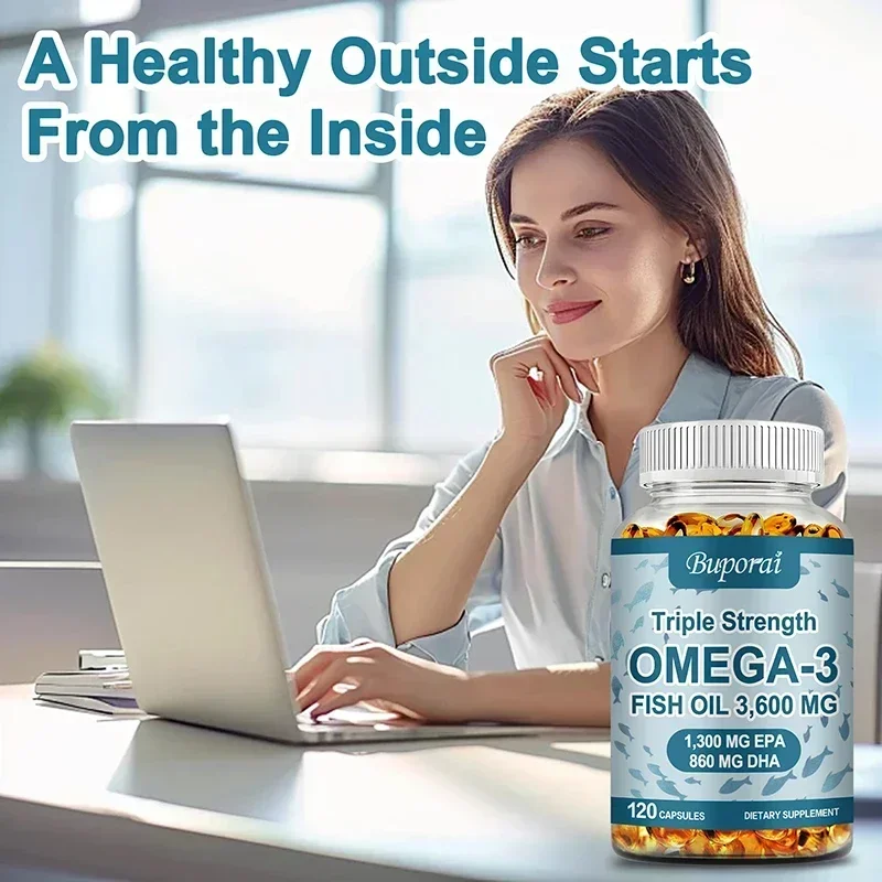오메가 3 피쉬 오일 - 눈, 뇌 및 관절 건강 지원, - Omega 3 Fish Oil 리뷰 및 가격
