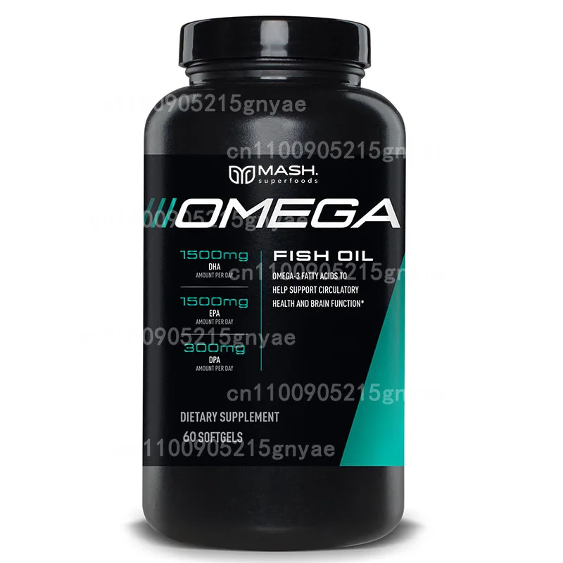 뇌와 기분을 위한 오메가-3 피쉬 오일 캡슐 |   D - Omega 3 Fish Oil 리뷰 및 가격