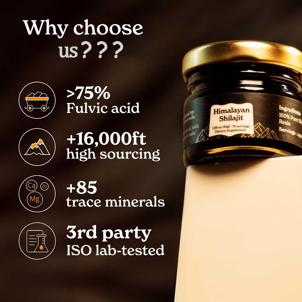 순수 히말라야 시라짓, 부드러운 레진, 유기농 & 고영 - Shilajit Resin Pure 리뷰 및 가격