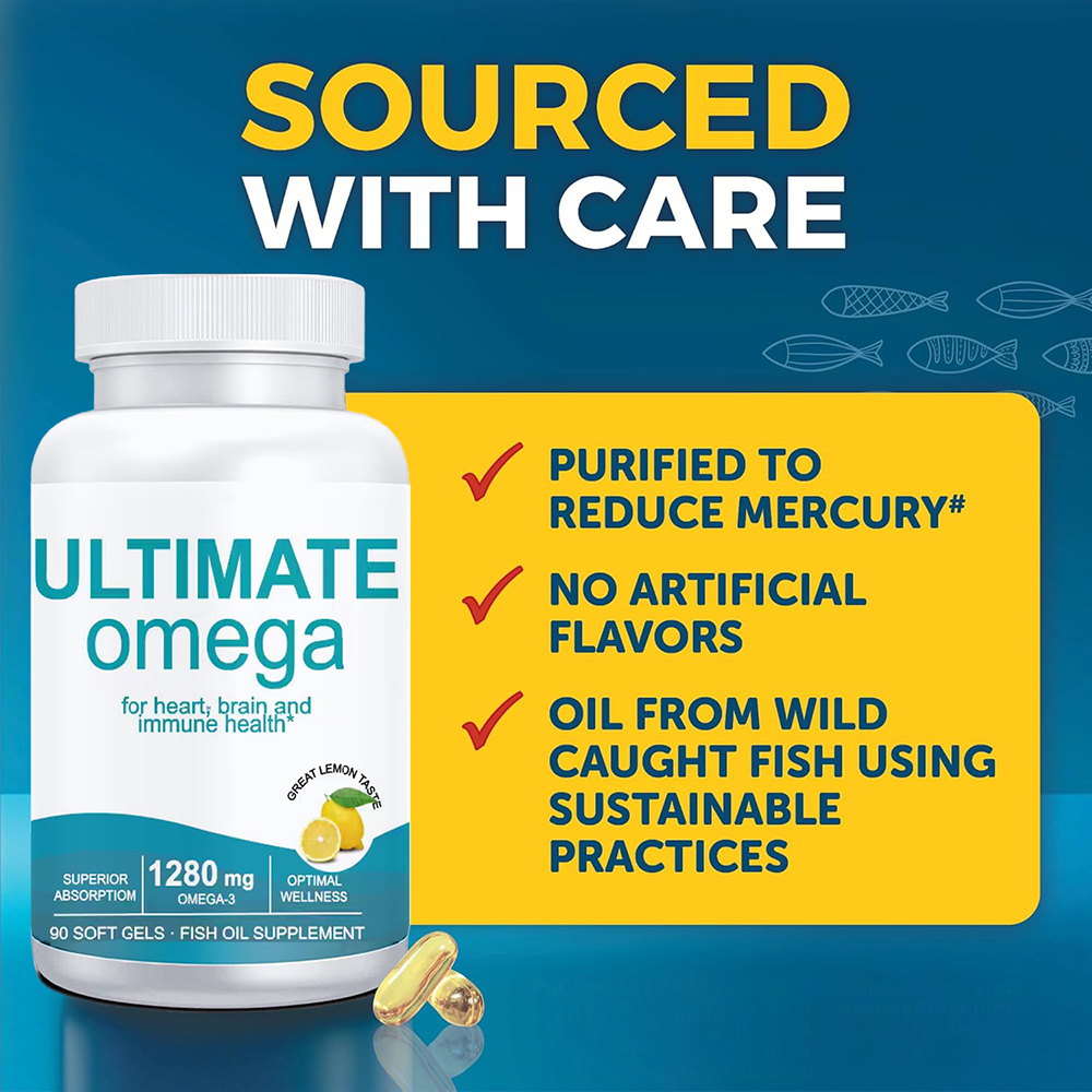 고농축 궁극의 오메가-3 피쉬 오일 보충제 (EPA & - Omega 3 Fish Oil 리뷰 및 가격