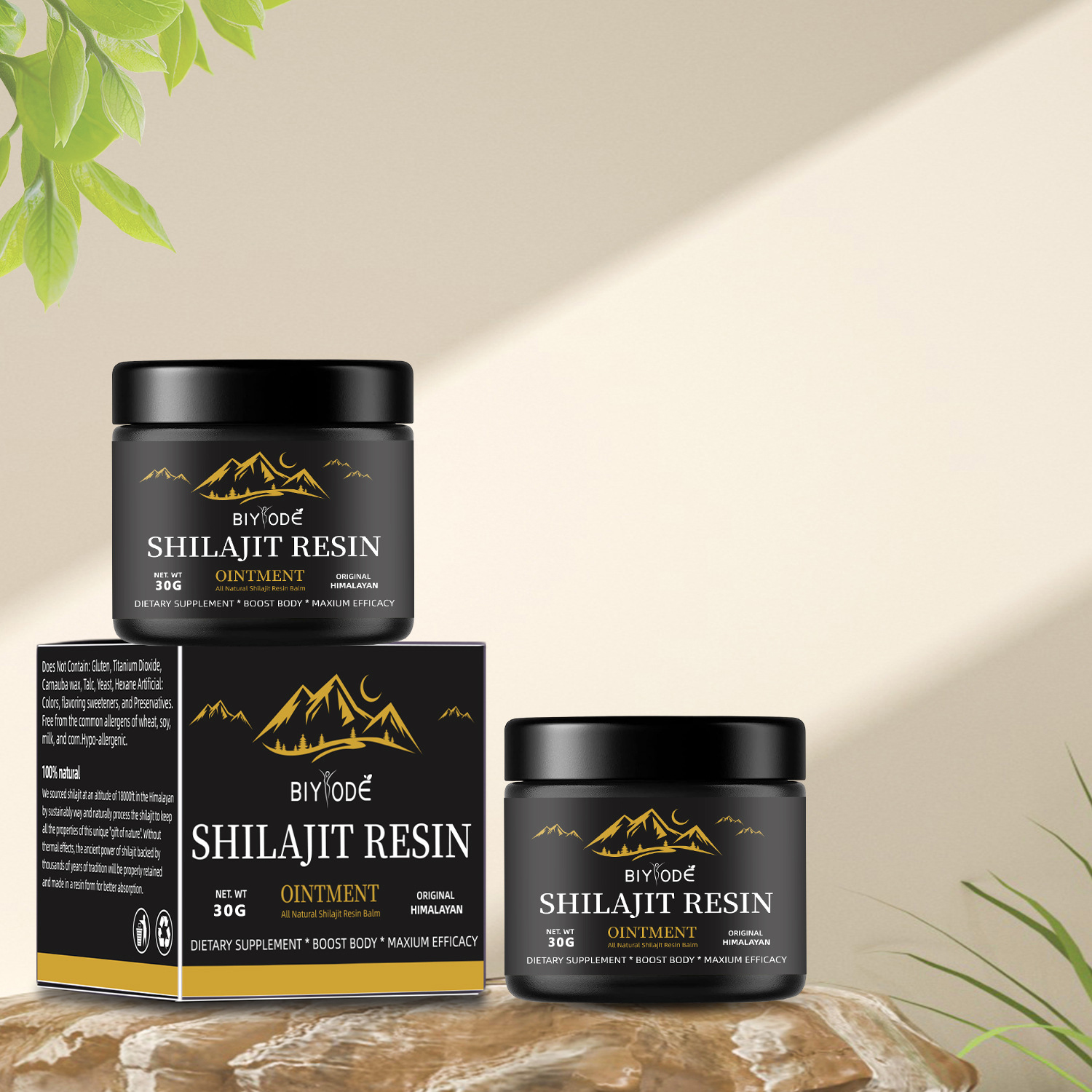 600MG 순수 프리미엄 히말라야 시라짓 레진 30G  - Shilajit Resin Pure 리뷰 및 가격