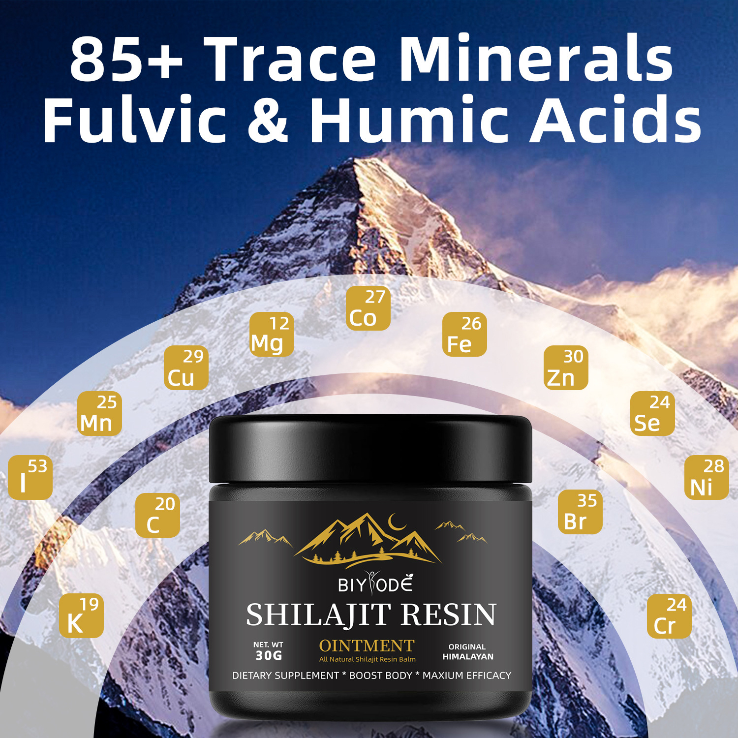 600MG 순수 프리미엄 히말라야 시라짓 레진 30G  - Shilajit Resin Pure 리뷰 및 가격